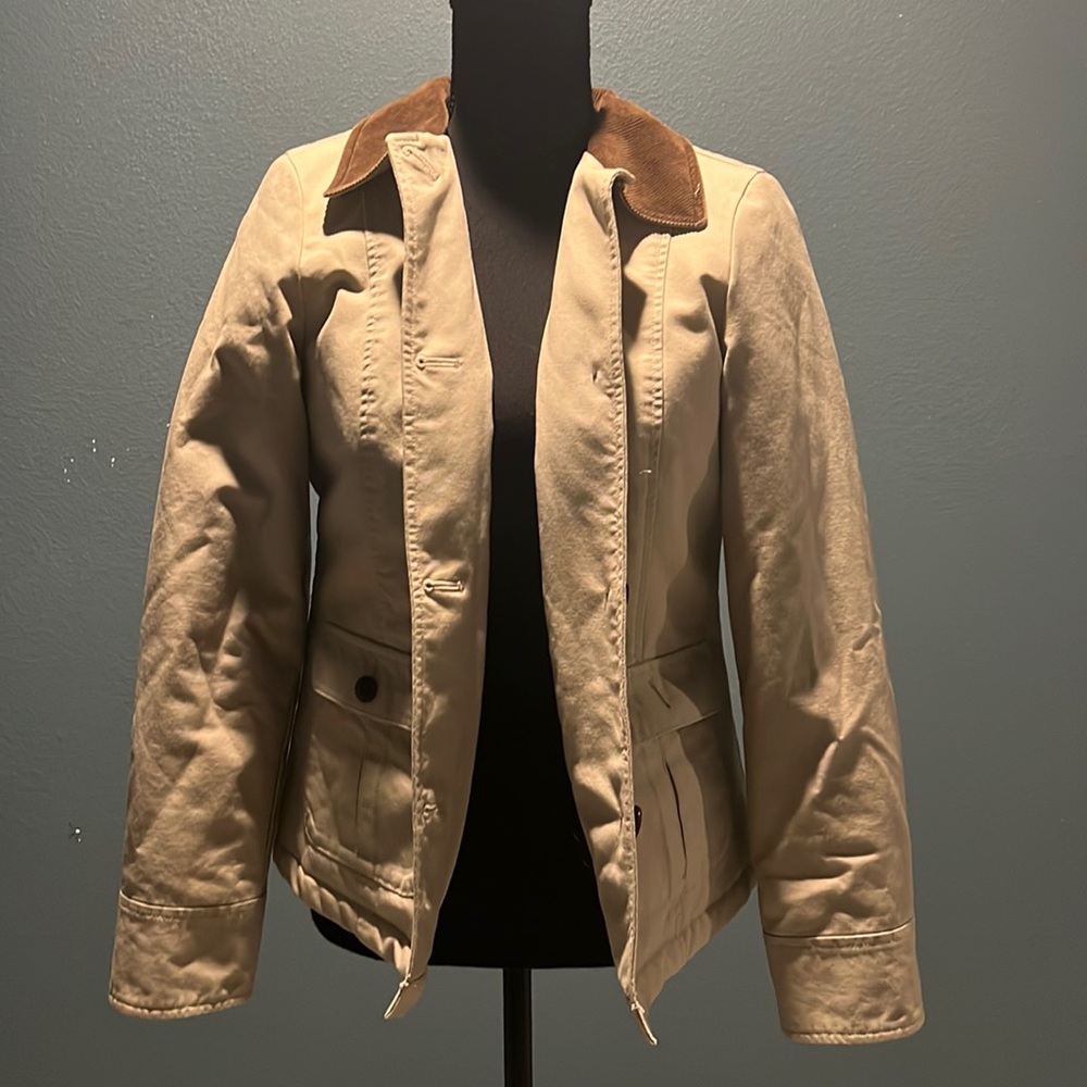 LL Bean Women's Small Chore Jacket Barn Coat